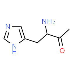 ChemSpider 2D Image | 3-Amino-4-(1H-imidazol-5-yl)-2-butanone | C7H11N3O