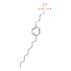 ChemSpider 2D Image | 2-(4-Nonylphenoxy)ethyl dihydrogen phosphate | C17H29O5P