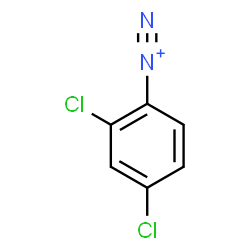 ChemSpider 2D Image | 2,4-Dichlorophenyldiazonium | C6H3Cl2N2