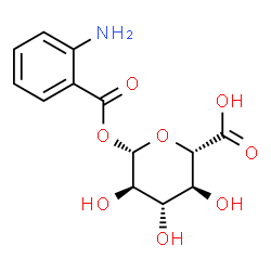 ChemSpider 2D Image | Î²-D-Glucopyranuronic acid, 1-(2-aminobenzoate) | C13H15NO8