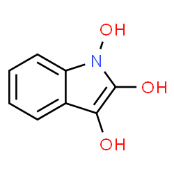 ChemSpider 2D Image | 1H-Indole-1,2,3-triol | C8H7NO3