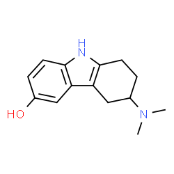 ChemSpider 2D Image | 3-(Dimethylamino)-2,3,4,9-tetrahydro-1H-carbazol-6-ol | C14H18N2O