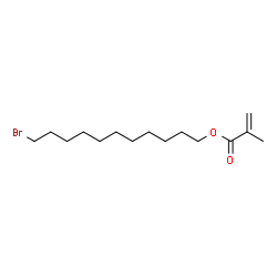 ChemSpider 2D Image | 11-Bromoundecyl methacrylate | C15H27BrO2