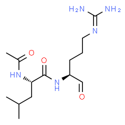ChemSpider 2D Image | N~2~-Acetyl-N-{(2S)-5-[(diaminomethylene)amino]-1-oxo-2-pentanyl}-L-leucinamide | C14H27N5O3