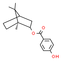 ChemSpider 2D Image | (1S)-1,7,7-Trimethylbicyclo[2.2.1]hept-2-yl 4-hydroxybenzoate | C17H22O3