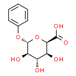 ChemSpider 2D Image | Phenyl alpha-L-idopyranosiduronic acid | C12H14O7