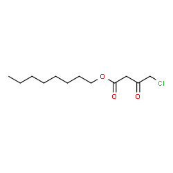 ChemSpider 2D Image | Octyl 4-chloro-3-oxobutanoate | C12H21ClO3