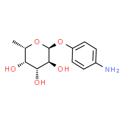 ChemSpider 2D Image | 4-aminophenyl alpha-L-fucoside | C12H17NO5
