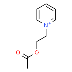 ChemSpider 2D Image | 1-(2-Acetoxyethyl)pyridinium | C9H12NO2