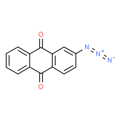 ChemSpider 2D Image | 2-Azido-9,10-anthraquinone | C14H7N3O2