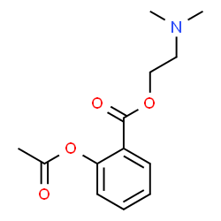 ChemSpider 2D Image | 2-(Dimethylamino)ethyl 2-acetoxybenzoate | C13H17NO4