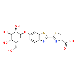 ChemSpider 2D Image | D-Luciferin-6-O b-D-galactopyranoside | C17H18N2O8S2