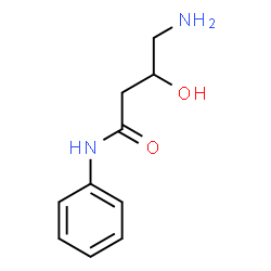 ChemSpider 2D Image | 4-Amino-3-hydroxy-N-phenylbutanamide | C10H14N2O2