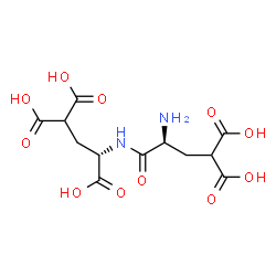 ChemSpider 2D Image | 4-Carboxy-L-alpha-glutamyl-4-carboxy-L-glutamic acid | C12H16N2O11
