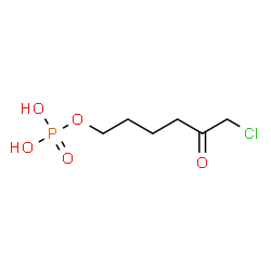 ChemSpider 2D Image | 6-Chloro-5-oxohexyl dihydrogen phosphate | C6H12ClO5P
