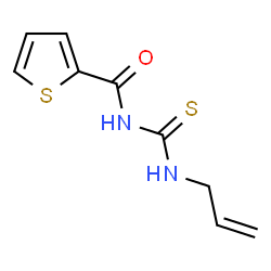 ChemSpider 2D Image | N-(Allylcarbamothioyl)-2-thiophenecarboxamide | C9H10N2OS2
