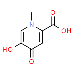 ChemSpider 2D Image | 5-Hydroxy-1-methyl-4-oxo-1,4-dihydro-2-pyridinecarboxylic acid | C7H7NO4