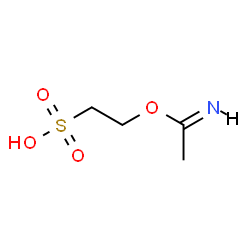 ChemSpider 2D Image | 2-[(1E)-Ethanimidoyloxy]ethanesulfonic acid | C4H9NO4S