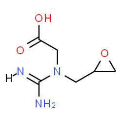 ChemSpider 2D Image | N-Carbamimidoyl-N-(2-oxiranylmethyl)glycine | C6H11N3O3