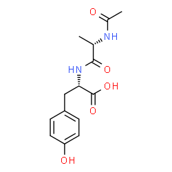 ChemSpider 2D Image | N-Acetyl-L-alanyl-L-tyrosine | C14H18N2O5