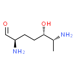 ChemSpider 2D Image | (2R,5S,6R)-2,6-Diamino-5-hydroxyheptanal | C7H16N2O2