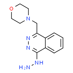 ChemSpider 2D Image | 1-Hydrazino-4-(4-morpholinylmethyl)phthalazine | C13H17N5O