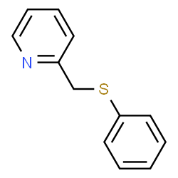 ChemSpider 2D Image | 2-phenylsulfanylmethyl-pyridine | C12H11NS