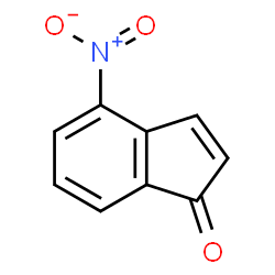 ChemSpider 2D Image | 4-nitro-inden-1-one | C9H5NO3