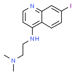 ChemSpider 2D Image | N'-(7-Iodo-4-quinolinyl)-N,N-dimethyl-1,2-ethanediamine | C13H16IN3