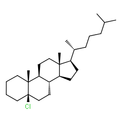 ChemSpider 2D Image | 5-Chloro-5beta-cholestane | C27H47Cl