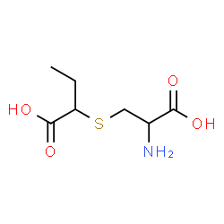 ChemSpider 2D Image | 2-[(2-Amino-2-carboxyethyl)sulfanyl]butanoic acid | C7H13NO4S