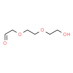 ChemSpider 2D Image | [2-(2-Hydroxyethoxy)ethoxy]acetaldehyde | C6H12O4