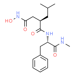 ChemSpider 2D Image | METHYLAMINO-PHENYLALANYL-LEUCYL-HYDROXAMIC ACID | C18H27N3O4