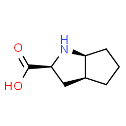 ChemSpider 2D Image | (2S,3aS,6aS)-Octahydrocyclopenta[b]pyrrole-2-carboxylic acid | C8H13NO2