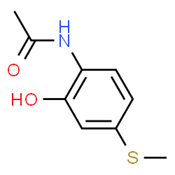 ChemSpider 2D Image | N-[2-Hydroxy-4-(methylsulfanyl)phenyl]acetamide | C9H11NO2S
