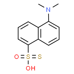 ChemSpider 2D Image | 5-(Dimethylamino)-1-naphthalenesulfonothioic acid | C12H13NO2S2