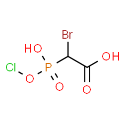 ChemSpider 2D Image | Bromo[(chlorooxy)(hydroxy)phosphoryl]acetic acid | C2H3BrClO5P