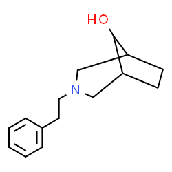 ChemSpider 2D Image | 3-(2-Phenylethyl)-3-azabicyclo[3.2.1]octan-8-ol | C15H21NO