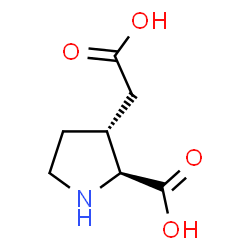 ChemSpider 2D Image | (3R)-3-(Carboxymethyl)-L-proline | C7H11NO4