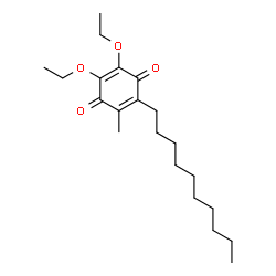 ChemSpider 2D Image | 2-Decyl-5,6-diethoxy-3-methyl-1,4-benzoquinone | C21H34O4