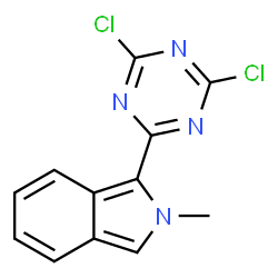 ChemSpider 2D Image | 1-(4,6-Dichloro-1,3,5-triazin-2-yl)-2-methyl-2H-isoindole | C12H8Cl2N4