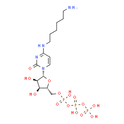 ChemSpider 2D Image | N-(6-Aminohexyl)cytidine 5'-(tetrahydrogen triphosphate) | C15H29N4O14P3