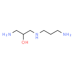 ChemSpider 2D Image | 1-Amino-3-[(3-aminopropyl)amino]-2-propanol | C6H17N3O