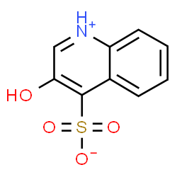 ChemSpider 2D Image | 3-Hydroxy-4-quinoliniumsulfonate | C9H7NO4S