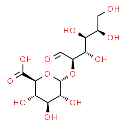 ChemSpider 2D Image | 2-O-alpha-D-Glucopyranuronosyl-D-galactose | C12H20O12