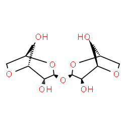 ChemSpider 2D Image | (4xi)-3,6-Anhydro-beta-L-lyxo-hexopyranosyl (4xi)-3,6-anhydro-beta-L-lyxo-hexopyranoside | C12H18O9