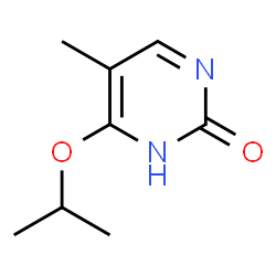 ChemSpider 2D Image | 6-Isopropoxy-5-methyl-2(1H)-pyrimidinone | C8H12N2O2