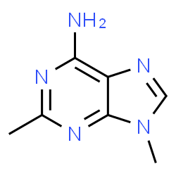 ChemSpider 2D Image | 2,9-Dimethyl-9H-purin-6-amine | C7H9N5