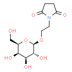 ChemSpider 2D Image | 2-(2,5-Dioxo-1-pyrrolidinyl)ethyl beta-D-galactopyranoside | C12H19NO8