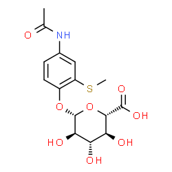 ChemSpider 2D Image | 3-METHYL-THIOACETAMINOPHEN GLUCURONIDE | C15H19NO8S